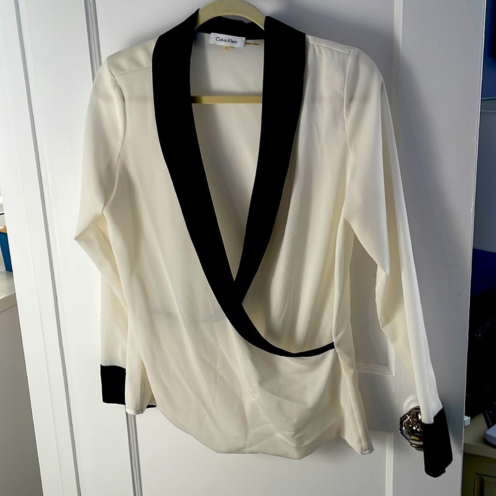 Calvin Klein chiffon top